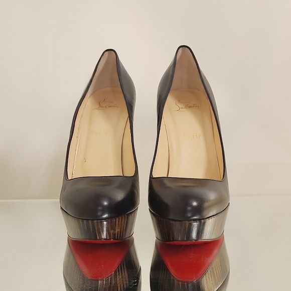 Christian Louboutin Leather Platform Pumps - Picture 12 of 12